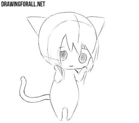 Cute Chibi Anime Girl Drawing