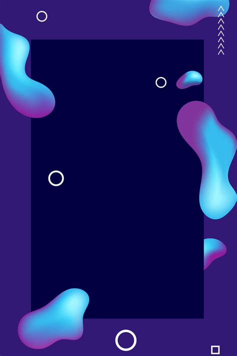 Liquid Abstraction Blue Gradient Geometric Background Poster Wallpaper