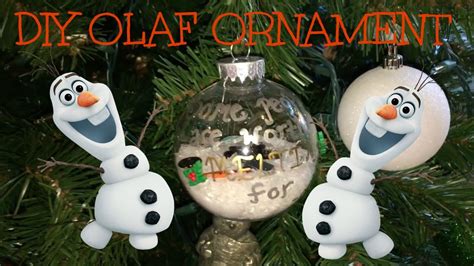 Diy Olaf Ornament ~ Countdown To Christmas Youtube