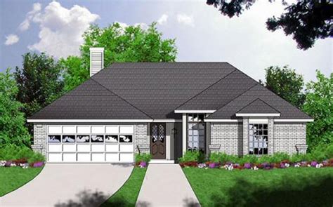Traditional Style House Plan 3 Beds 2 Baths 1300 Sqft Plan 40 205