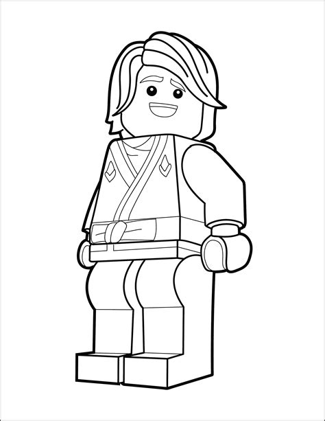 LEGO Ninjago Coloring Page - Lloyd - The Brick Show