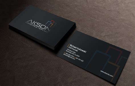 Top 28 Examples Of Unique Construction Business Cards