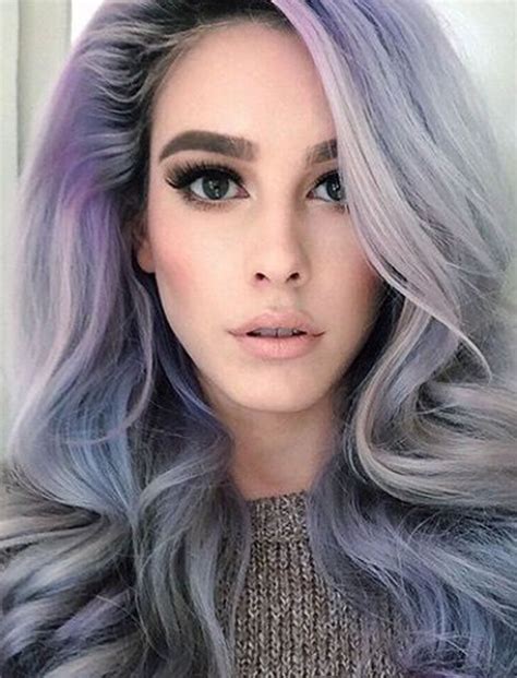 Cool Long Wavy Grey Hairstyles Ombre 2017 2018 Hairstyles