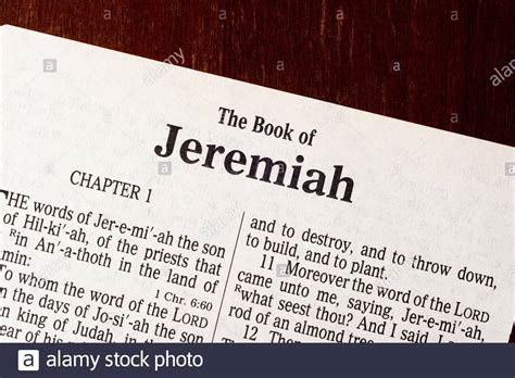 Bibel Jeremiah Fotos Und Bildmaterial In Hoher Auflösung Alamy