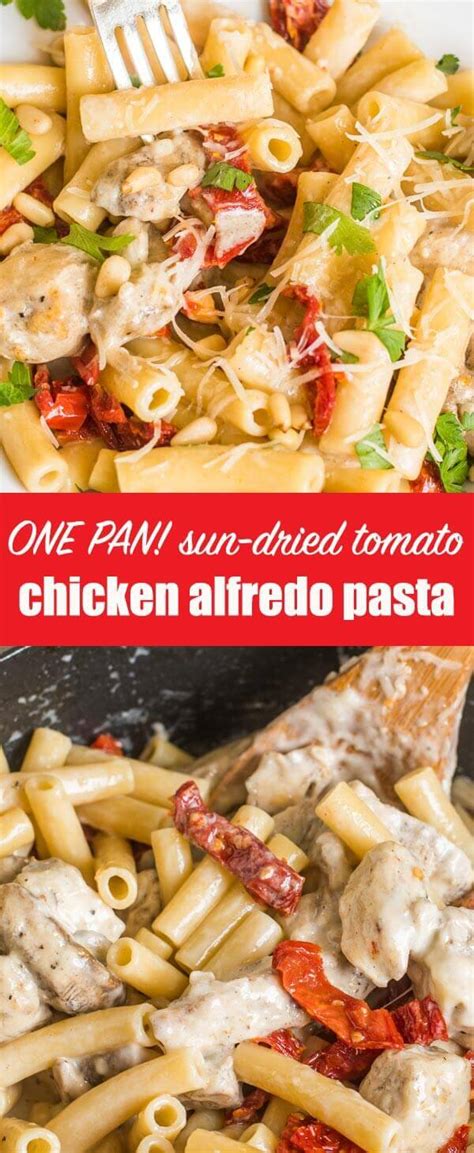 Chicken Alfredo Pasta Dinner Recipe 1 Pan 30 Minute