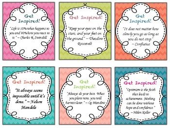 Check spelling or type a new query. Motivational Quote Cards by Language Arts Excellence | TpT