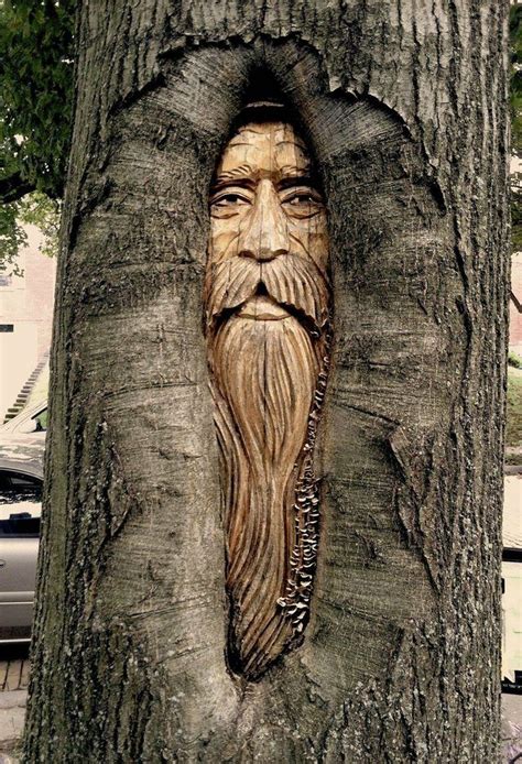 Wood Carving Art Wood Carving Faces Tree Carving