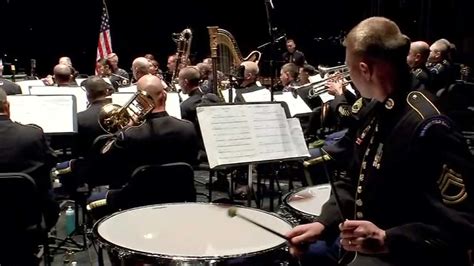 Us Army Field Band Performs For Hundreds At Miller Outdoor Theatre
