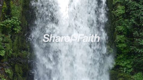 Sharefaith Cascading Waterfall Motion Background Uhd 4k And 1080p