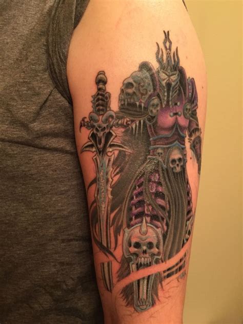 Brass monkey tattoo is a custom tattoo and piercing studio in tacoma, wa. Warcraft - Lich King Tattoo - Matt Cowell @Seventh Veil ...