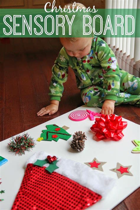 Toddler Approved!: Christmas Sensory Board for Kids Christmas