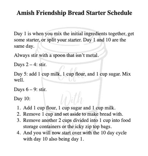 Amish Starter Bread Recipe Amish Friendship Bread Recipe Amy Marie Recipe In 2020 Friendship