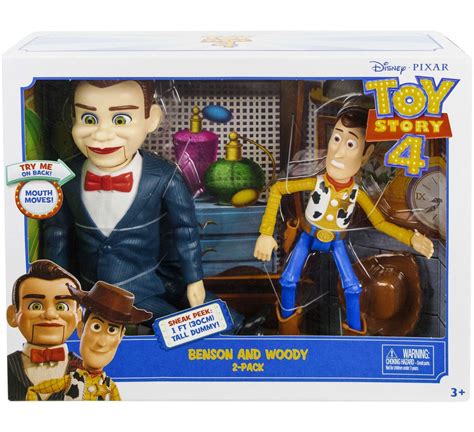 Toy Story 4 Benson Woody Action Figure 2 Pack Mattel Toywiz
