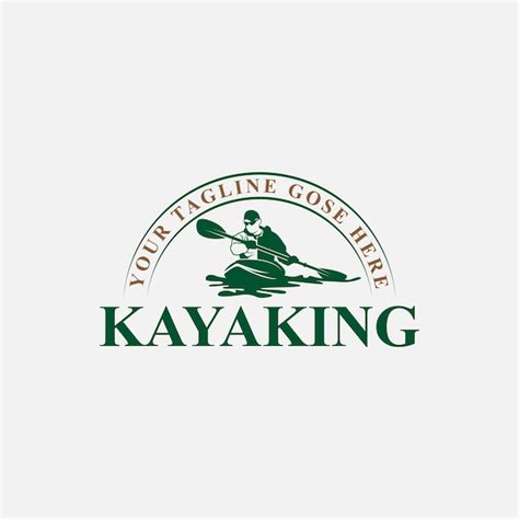 Premium Vector Kayaking Logo