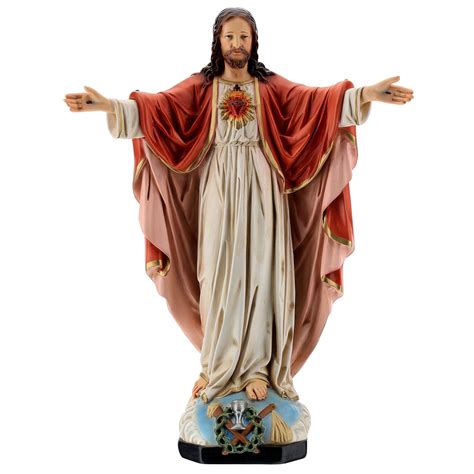 Statue Of The Sacred Heart Of Jesus With Open Arms In Online Sales On