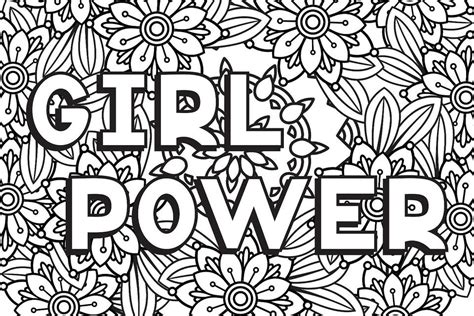 Free printable coloring pages for girls 9 years old. Strong Women Coloring Pages: 10 Printable Coloring Pages ...