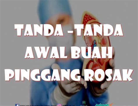 Check spelling or type a new query. Tanda Tanda Buah Pinggang Rosak - Kraambo