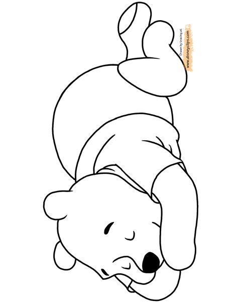 Winnie The Pooh As A Baby Coloring Pages Sketch Coloring Page