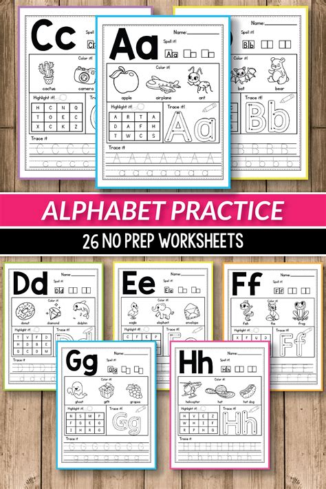 Alphabet Printable Activities For Preschool And Kindergarten These