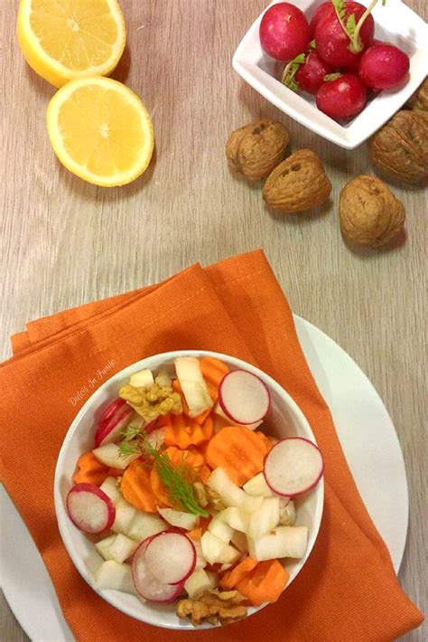Un'insalata di frutta che si trasforma in un contorno: Insalata con noci, finocchi e ravanelli - Dulcis in Fundo