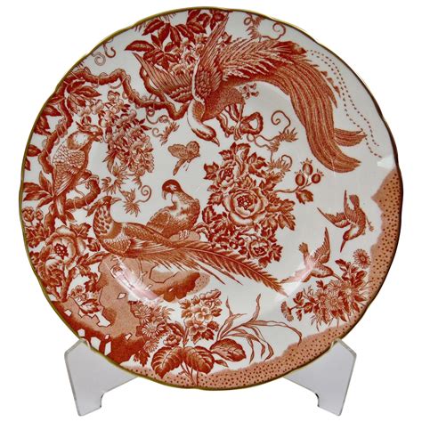 Johnson brothers old britain castles dinner plate good condition. Red Aves Dinner Plate Gilded Details Royal Crown Derby ...