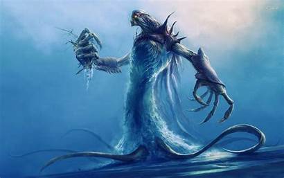 Wallpapers Monster Sea Leviathan Fantasy Water Mythical