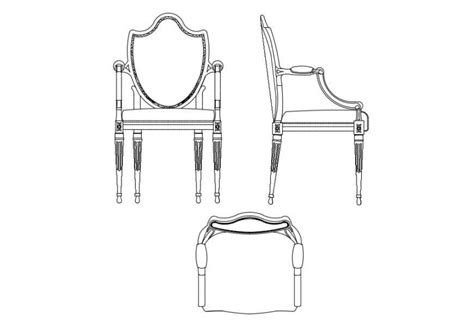 Cute Small Chair Elevation Block Cad Drawing Details Dwg File Cadbull