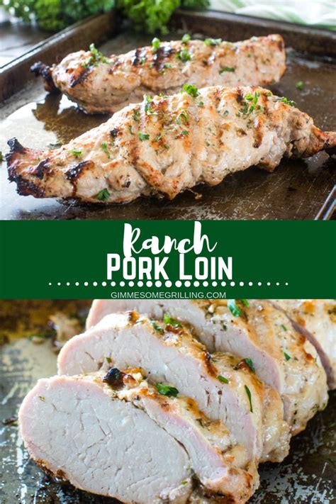 Jump to the easy roasted pork tenderloin recipe or watch our quick recipe video showing you how we make it. A delicious, tender, juicy Pork Loin with ranch seasoning ...