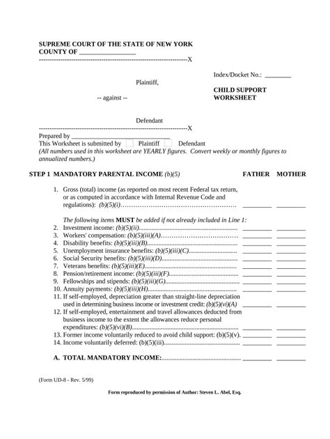 You still must reduce this to a written agreement acknowledged by the. new york child support ny Doc Template | PDFfiller