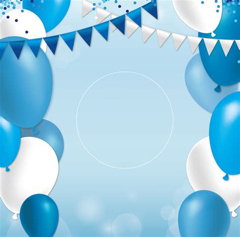 63+ Boys Birthday Balloon Background