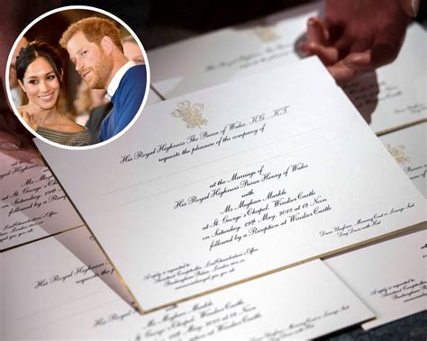Prince harry and meghan markle have made it official! Meghan Markle and Prince Harry's Wedding Invitation Is ...
