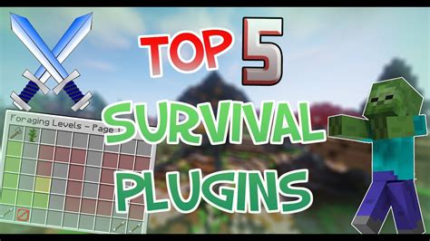 Top 5 Survival Minecraft Plugins Youtube