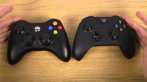 xbox 360 controller vs xbox one controller comparison review youtube