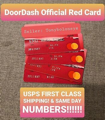 If you use a redcard in the same purchase transaction with another form of payment, the 5% discount will apply only to the. DoorDash Official Red Card USPS FIRST CLASS SHIPPING ...