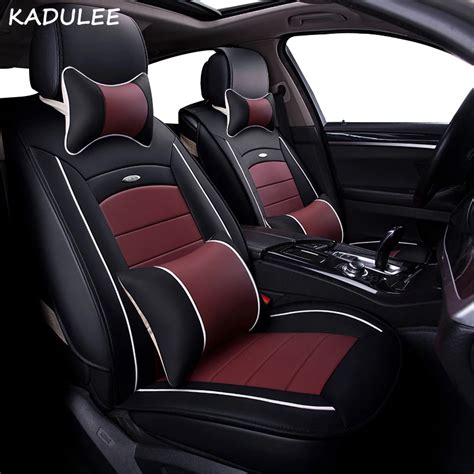 kadulee pu leather car seat cover for toyota chr ford fusion smart fortwo kia soul mazda cx3