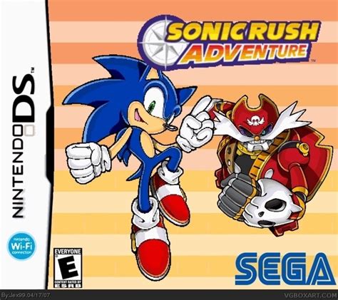 Sonic Rush Adventure Nintendo Ds Box Art Cover By Jex99