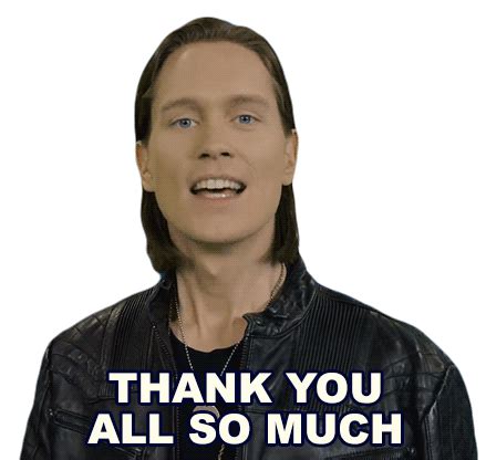 Thank You All So Much Pellek Sticker Thank You All So Much Pellek Per