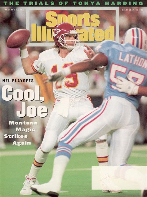 Kansas City Chiefs Qb Joe Montana 1994 Afc Championship Sports Illustrated Cover By Sports