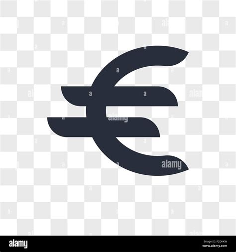 Germany Currency Vector Icon Isolated On Transparent Background