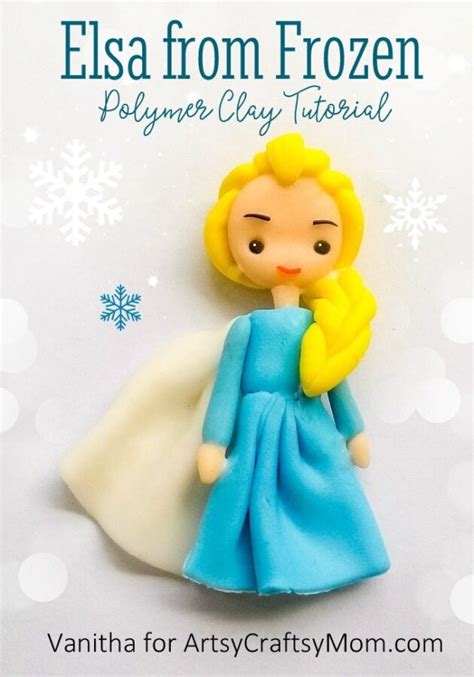 Adorable Frozen Elsa Polymer Clay Craft Tutorial
