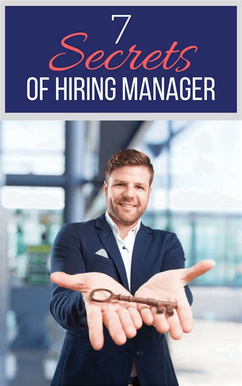 7 Secrets of Hiring Managers You Should Know | Hiring manager, Job