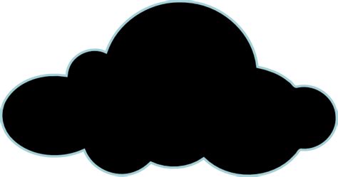 8 Clouds Silhouette Vector Images - Grey Clouds, Clouds Vector