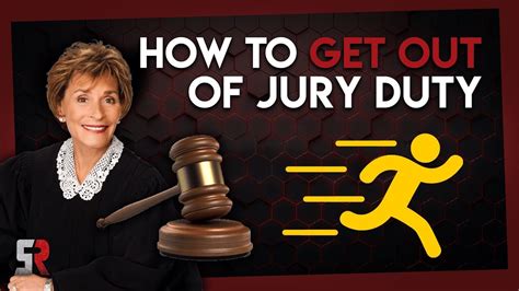 How To GET OUT Of Jury Duty YouTube