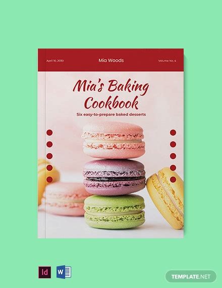 Free Cookbook Layout Template Customize And Download