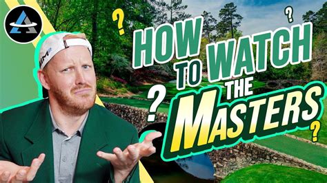 How To Watch The 2021 Masters Golf Tournament Youtube
