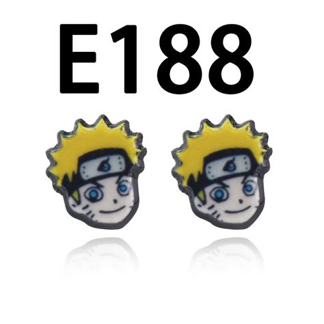 You Can Customize Naruto Naruto Sasukes Head Portrait Earrings Yuzhibo