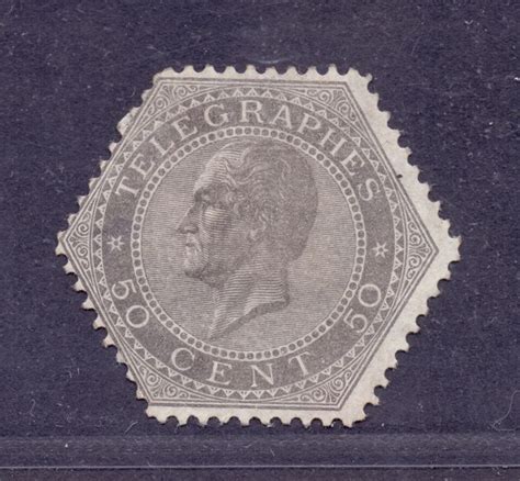 Belgium 1866 Telegraph Stamp Tg 1 Catawiki