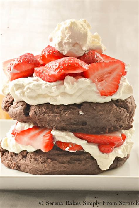 Chocolate Strawberry Shortcake Serena Bakes Simply From Scratch