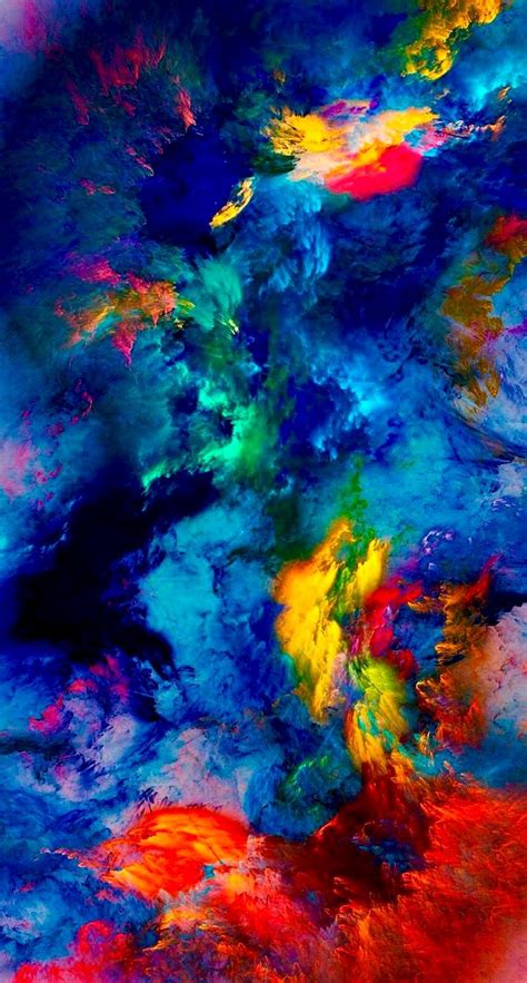 Iphone Wallpaper 4k Hdr Trick Colorful Wallpaper Smoke Wallpaper