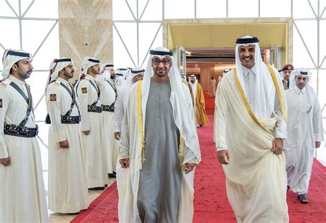 uae president hails qatar s success in holding world cup daily sabah